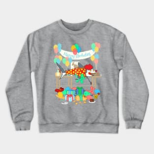 The Birthday Party Clown Shark Crewneck Sweatshirt